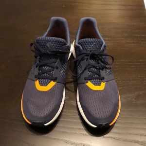 ADIDAS BOUNCE BLUE/ORANGE SNEAKERS SIZE 10